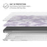 Purple and White Tie Dye MacBook Pro 14in (2021-24) Case plus Skin